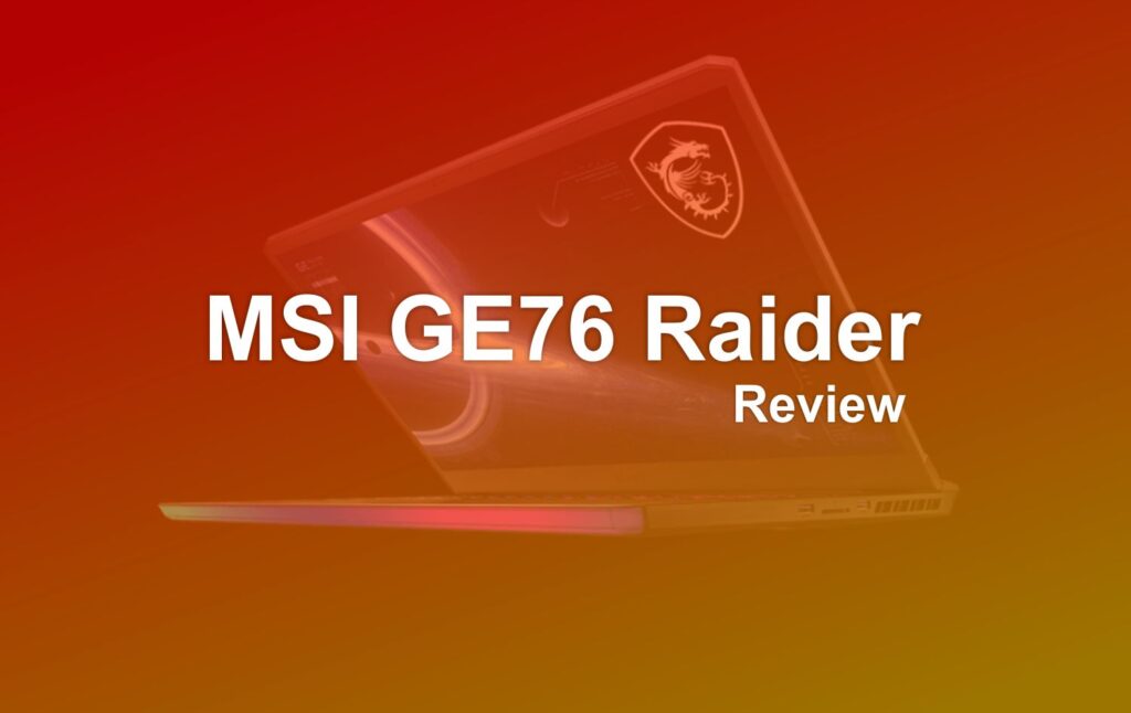 MSI GE76 RAIDER
